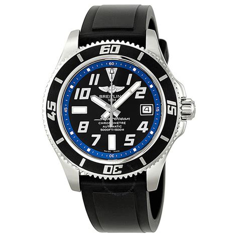 breitling superocean black rubber strap|breitling superocean rubber strap buckle.